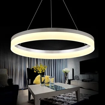 LED-uri moderne Inel Acrilic corpuri de Iluminat Acasă Sufragerie, Dormitor Studiu Decorative Suspensie Loc de Candelabre de afaceri