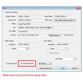 AcroRIP Alb ver9.0 Alb Sincron de Imprimare Software-ul Potrivit pentru A2 A3 A4 DTF DTG Imprimanta UV Toate Epson Modelele L1800 L805