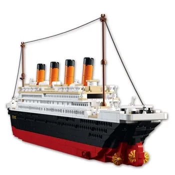 Titanic RMS Vapor de croazieră navă City Model kit de constructii Blocuri 3D de Învățământ Cifrele de bricolaj, jucarii hobby-uri pentru copii Cărămizi