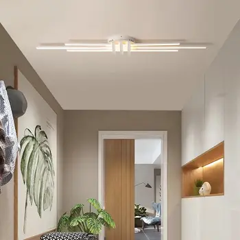 NOUA, Moderna Led lumini Plafon pentru dormitor, coridor, hol pentru living room sala de Mese Negru Mat/Alb Moderna Led Tavan