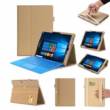 De lux din Piele de Caz Pentru Microsoft Surface pro 3 Pro 4 Smart case Pentru Surface Pro 5 pro 6 7 Pro Tablet Suport Flip Cover +pen