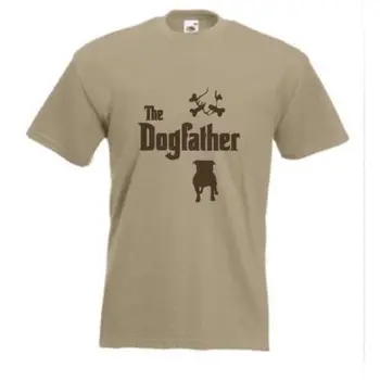 Bumbac Barbati Maneca Scurta Dogfather Welsh Terrier tricou Funny Dog T-shirt Marimile S LA XXXL Tricou