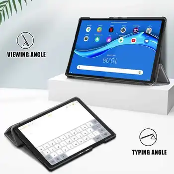 KatyChoi Moda Suport Auto Wake Sleep Smart case Pentru Lenovo Tab M10 Plus X606F X606X Tableta Acoperi Caz