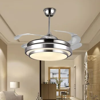 Modern, Simplu, Ventilatoare de Tavan Lumini Frunze Acrilice Led Ventilatoare de Tavan 110v/220v 36/42 Inch pentru Fabrica de Birou Living