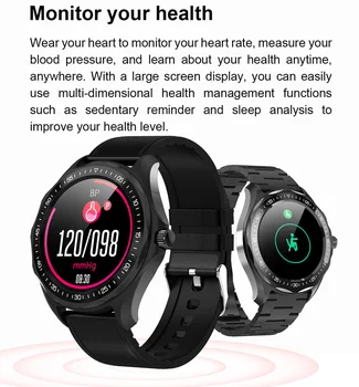 2020NEW S09plus Ceas Inteligent IP68 Impermeabil Bărbați Heart Rate Monitor Tensiunii Arteriale Fitness Tracker GPS Harta Smartwatch pentru Android