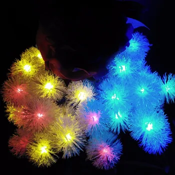 2018 Bulgăre de zăpadă LED-uri Multicolore Șir de Fulgi de Zăpadă Lumini Baterie Petrecerea de Crăciun de Nunta Petrecere de Ziua Decor Corpuri de iluminat Casamento