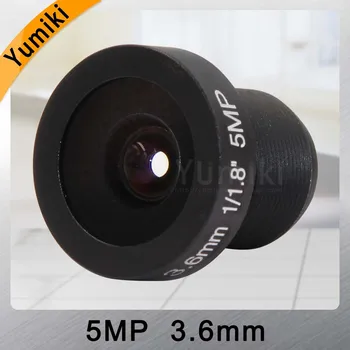 Yumiki 5.0 Megapixeli 5MP cctv lentila 3.6 mm, Unghi de Vizualizare Larg FPV HD lentile de 1/1.8