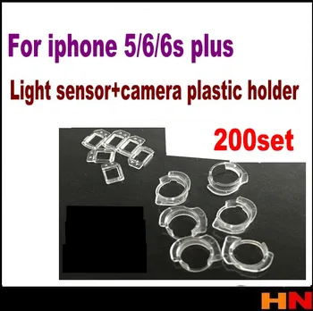 200set piesa de schimb care se Confruntă Camera Rama pentru iPhone 5 5s 5c 6 6s plus Cameră Frontală Suport de Plastic cu care se Confruntă Cam Clip Inel