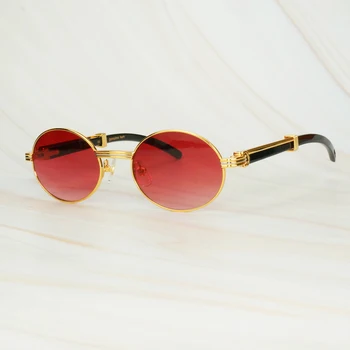 Ochelari de Soare Retro Corn de Bivol Transparent Gafas De Sol de Designer pentru Femei Ochelari de vedere Barbati ochelari de soare Carter Accesorii Ochelari