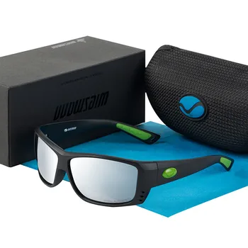Design de Brand de ochelari de Soare Barbati Black Mirror Driver Polarizat ochelari de Soare UV400 Nuante Retro Pătrat de Sticlă Soare Pentru Barbati