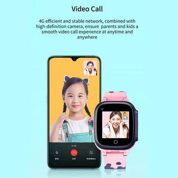 S8 Copii Inteligent Ceas rezistent la apa 4G+GPS+WIFI+LBS Tracker Telefon Ceas SOS Apel Video pentru Copii Anti-a Pierdut Monitor Copil SmartWatch