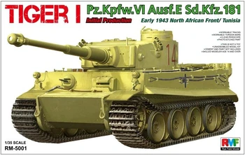 RMF 1/35 RM-5001 al doilea RĂZBOI mondial German Tiger I Pz.Kpfw.VI Ausf.E Sd.Kfz.181 RFM