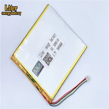 Plug 1.0-5P Lipo Tabletă PC DE 3,7 V 3090110 Reîncărcabilă 3800mah li-polimer baterie