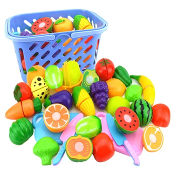 24 buc/set Copii Fructe de Tăiere Bucătărie și Legume pentru Fete Pretinde Juca Jucării Toddler