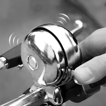 Față-verso Metal Clopot de Biciclete Vintage Ghidon Bicicleta Alarma de Securitate Ciclism MTB Retro Corn Accesorii pentru Biciclete