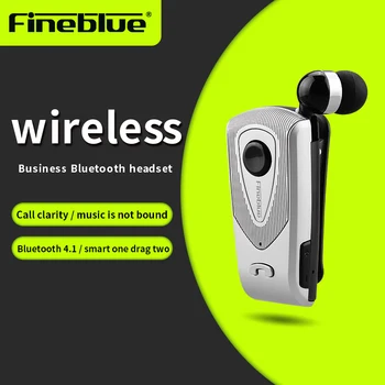 Fineblue F930 Mini Wireless Bluetooth setul cu Cască Căști de Afaceri Auto-Casti cu Cablu Retractabil de Anulare a Zgomotului pentru Telefon PC