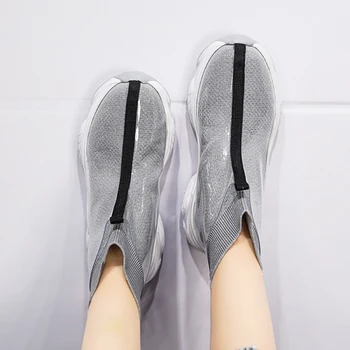 Adidasi pentru Femei de Cauzalitate Pantofi de Moda Cizme de Ploaie Impermeabil Pantofi pentru Femeie Încălțăminte din Cauciuc Cizme Glezna Cizme de Ploaie Sapato Masculino