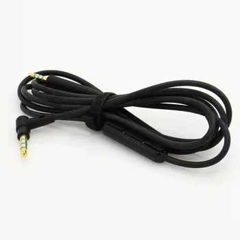 Negru Inlocuire Tampoane pentru Urechi Tampoane & Cablu Audio Cablu cu Microfon pentru 25 QC25 QC 25 Căști