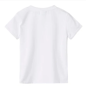 Copii t-shirt Europene și Americane de moda de groază înghețată de imprimare cu mâneci scurte gât rotund alb negru boy fata de t-shirt