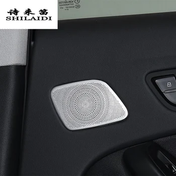 Auto styling Usa Difuzor Audio Panou Decorativ Acoperă autocolante Garnitura pentru Audi A4 B8 din oțel inoxidabil Auto Accesorii de Interior