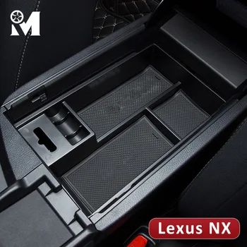 Accesorii auto Central Cotiera Cutie Depozitare Auto Organizator Interior Pentru Lexus RX NX CT200h IS200 250 300 350 330 400 450h ES300h
