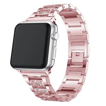 Essidi Pentru Apple Watch Serie SE 6 5 4 3 2 1 Brățară Inteligent Curea 38 40 42 44MM din Oțel Inoxidabil Încheietura Trupa Pentru Iwatch Correa