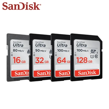 SanDisk Extreme Pro/Ultra Card de Memorie de 32GB, 64GB, 128GB U3/U1 Card SD 256GB 16GB Flash Card de Memorie SD, SDHC, SDXC Card SD pentru camera