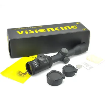 Visionking 1.5-5x32 Compact de Vânătoare Pușcă domeniul de Aplicare Unghi Larg Metal Vedere Tactic Pistol cu Aer Lupa Scopul pentru AR15 Telescop Mirage