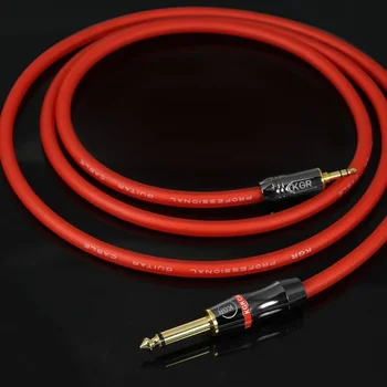 KGR chitara instrument difuzor de conversie 3.5 la 6.5, 6.35 perechi de cabluri pentru mici conexiune audio