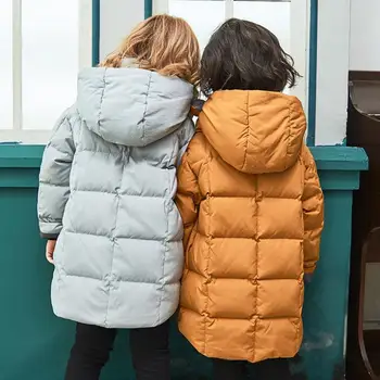 Copii Haine Copii baieti fete mai gros cald Parka supradimensionate Îmbrăcăminte exterioară modis copii de iarnă jachete Jos Y2338 cu salopete