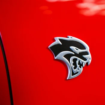 2 buc SRT Hellcat Emblema Autocolant Auto Aripa Fata Insigna de Metal Ușă Autocolant Pentru Challenger, Charger SRT GT Car Styling