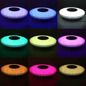 100W WiFi APP Inteligent de Control Modern RGB LED Lumina Plafon de Iluminat Acasă bluetooth Muzică Ușoară Dormitor Inteligent Lampă de Plafon