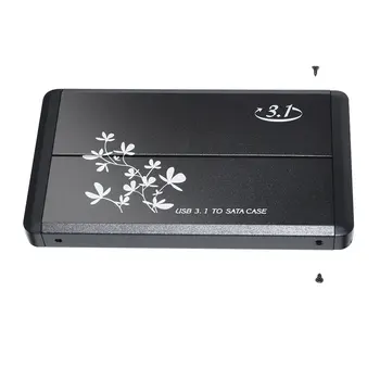 DeepFox Tip C HDD Caz 2.5 SATA la USB 3.1 Adaptor Hard Disk Cabina pentru Disc SSD HDD Cutie HDD Extern Cabina