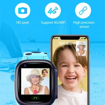 Y95 Copilului Ceas Inteligent GPS Telefon rezistent la apa Copii Ceas Inteligent 4G Wifi Antil-a pierdut SIM Locație Tracker Smartwatch Apel Video HD