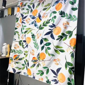 Orange Grove Tapiserie Art Boem Agățat De Perete Boem Imprimate Tesatura Microfibra Decor Acasă Cuvertură Tapiserie De Perete