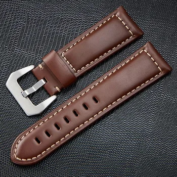 Gros Watchbands pentru Fosili 22 24 26mm vintage autentic de vacă din piele negru curea de ceas banda de ceas accesorii Pentru PAM