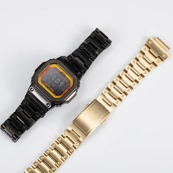 Otel Inoxidabil 316L Watchbands & Bezel Pentru G Stilul DW5600 GW5000 5035 GWM5610 Metal Curea din Otel Bratara Curea correa reloj