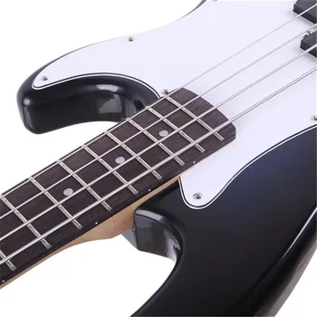 Ping de la NOI 4 Corzi Chitara Bass Electrica cu lemn de Trandafir Fretboard,Hardware-ul Chrome,Tei fretboard cu bloc inlay