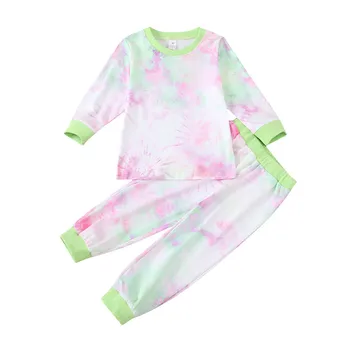 Pijamale copii Set 2020 Toamna Baby Boy Fata Set Haine Casual de Imprimare Copii Topuri cu Maneci Lungi Pantaloni Copilul Seturi de Îmbrăcăminte