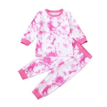 Pijamale copii Set 2020 Toamna Baby Boy Fata Set Haine Casual de Imprimare Copii Topuri cu Maneci Lungi Pantaloni Copilul Seturi de Îmbrăcăminte