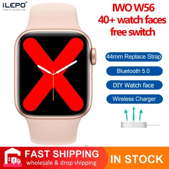 ILEPO IWO W56 Smartwatch Bluetooth Apel IWO 13 Serie 6 mai Bine Decât IWO W26 W46 Smartwatch Android IOS Music Player ECG