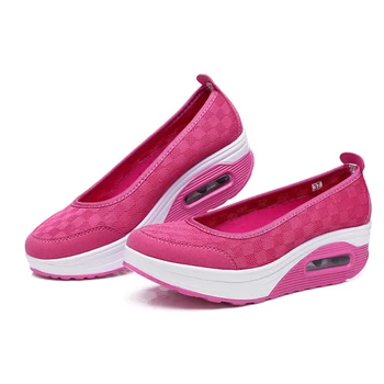 BEYARNE Vara noi Femei pantofi cu talpi groase shake de moda casual, se Agită pantofi fund gros cozonac singură pernă pantofi E162