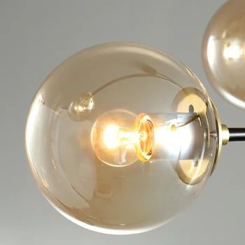 Modern Nordic Creative Minge de Sticlă, Candelabre de Iluminat Suspendate de Lumină pentru Camera de zi dormitor Acasă Ramură Interioară Suspensie Lampa