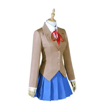 Cossky Literatura Club Uniformă Școlară Yuri Natsuki Monika Sayori. Cosplay Costum