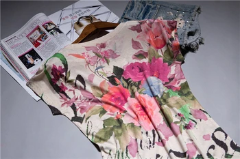 Moda peony printed t camasa pentru femei 4XL 2020 topuri de vara slim maneca scurta tricou o-gât teuri grafice de bază tricou femme