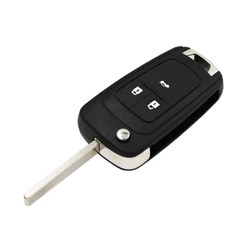 3 butonul keyless-go pliere flip de la distanță cheie fob pentru Chevrolet Cruze Aveo 433MHz cu 46 cip HU100 balde