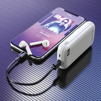 În 2020, noua cască bluetooth 5.0 wireless 3D stereo căști setul cu cască și moble telefon power bank USB încărcător pentru telefon