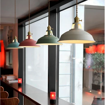 Multicolor LED Lumini Pandantiv Modern, Sufragerie, Restaurant Comutator Lampă de Pandantiv Lămpi Sârmă Răsucită Acasă Decration de Iluminat E27