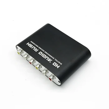 DTS 5.1 canale Stereo Digital la Analogic AC3 Audio Convertor Optic SPDIF Coaxial AUX de 3,5 mm pentru 6 RCA de Decodare a Sunetului Amplificator