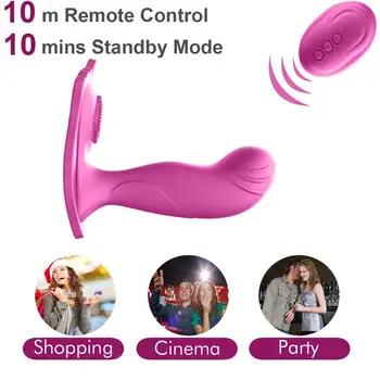Vibrator Portabil Clitoris, Punctul G Stimulator De Control De La Distanță Vibrații Vibratoare 10 Moduri De Jucarii Sexuale Pentru Femei Produse Pentru Adulți Masaj